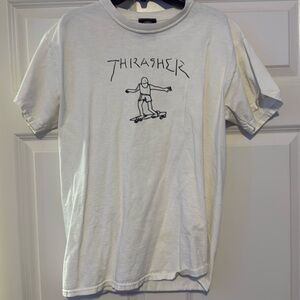 Thrasher skateboarder cartoon tee